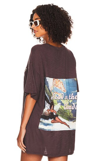 Daydreamer Boyfriend Tee in Brown | Revolve Clothing (Global)