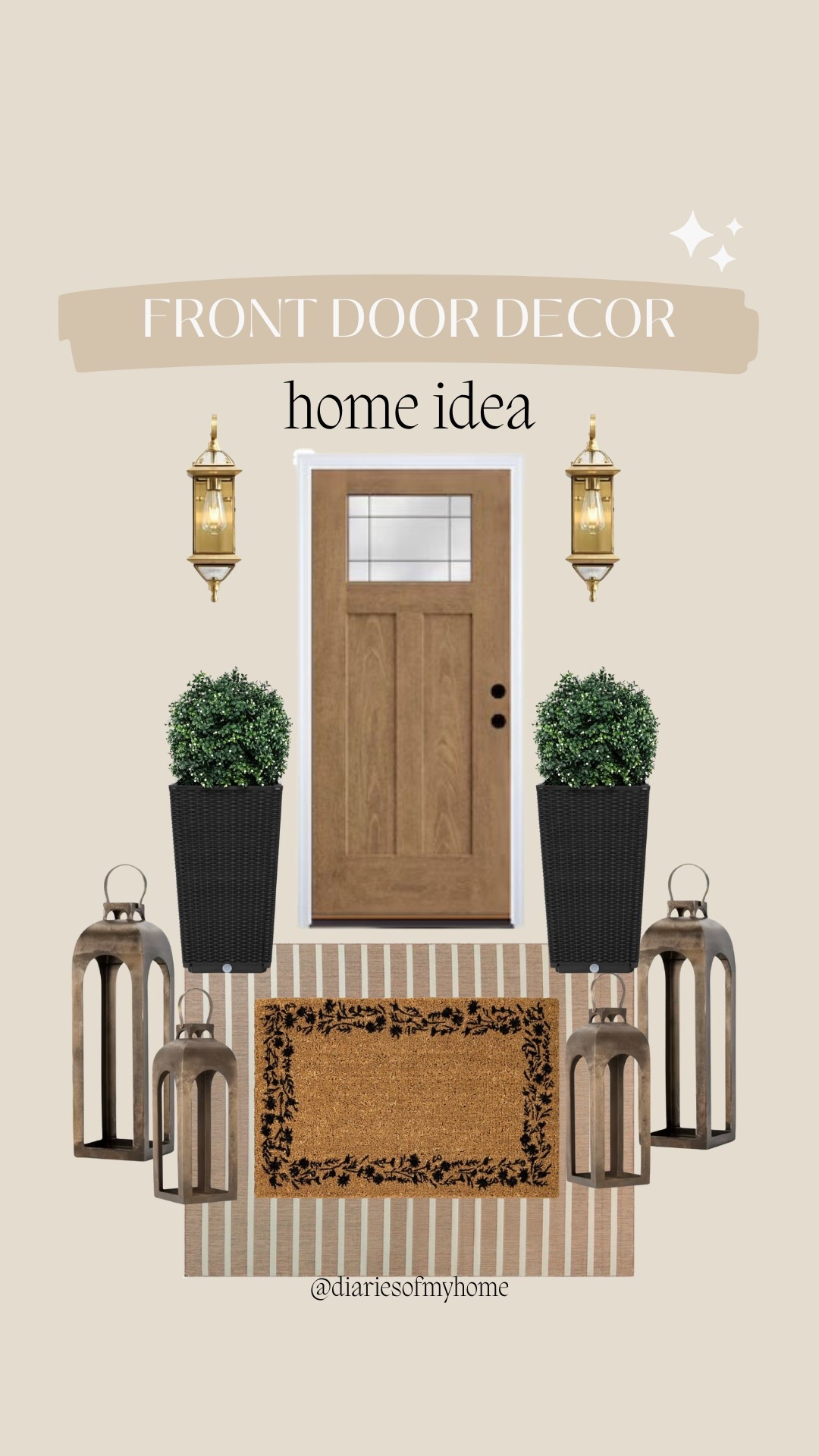 Front Door Decor Home Idea ✨

front door ideas, outdoor decor, decorating, home finds, affordable home, home design, moodboard 

#LTKHome #LTKFindsUnder50 #LTKWatchNow