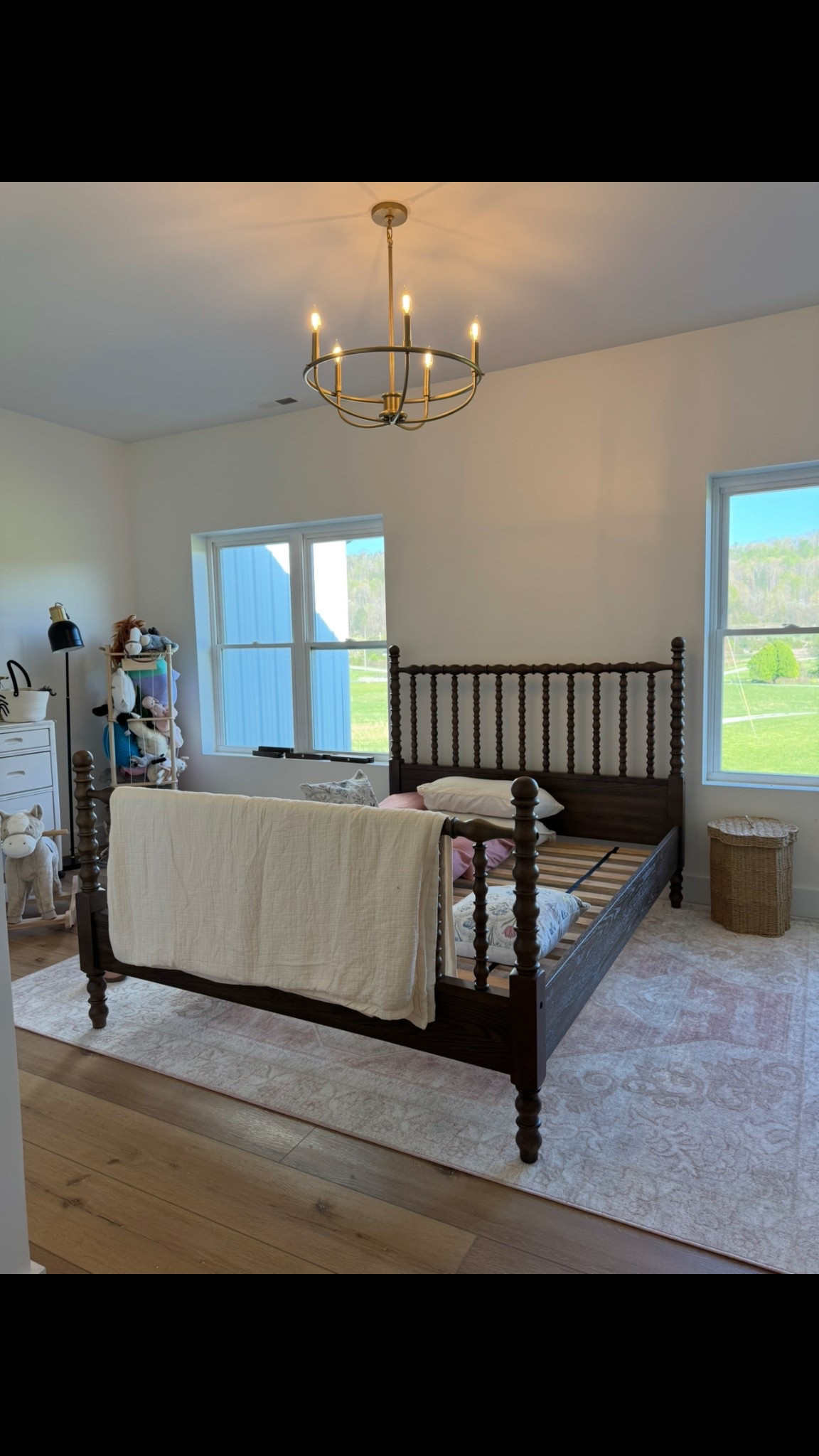 Walmart bed | Walmart finds | Walmart home | queen bed | antique bed frame | spindle bed | toddler room inspo 

Sissy girls room isn’t finished yet but it’s coming together slowly but surely!

#LTKKids #LTKHome #LTKBaby