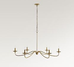Lucca Iron Chandelier (38"-50") | Pottery Barn (US)