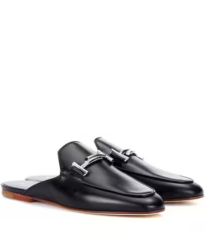 Slippers aus Leder | Mytheresa (DACH)