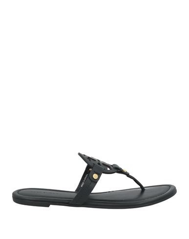 Tory Burch Woman Thong sandal Black Size 5.5 Leather | YOOX (US)