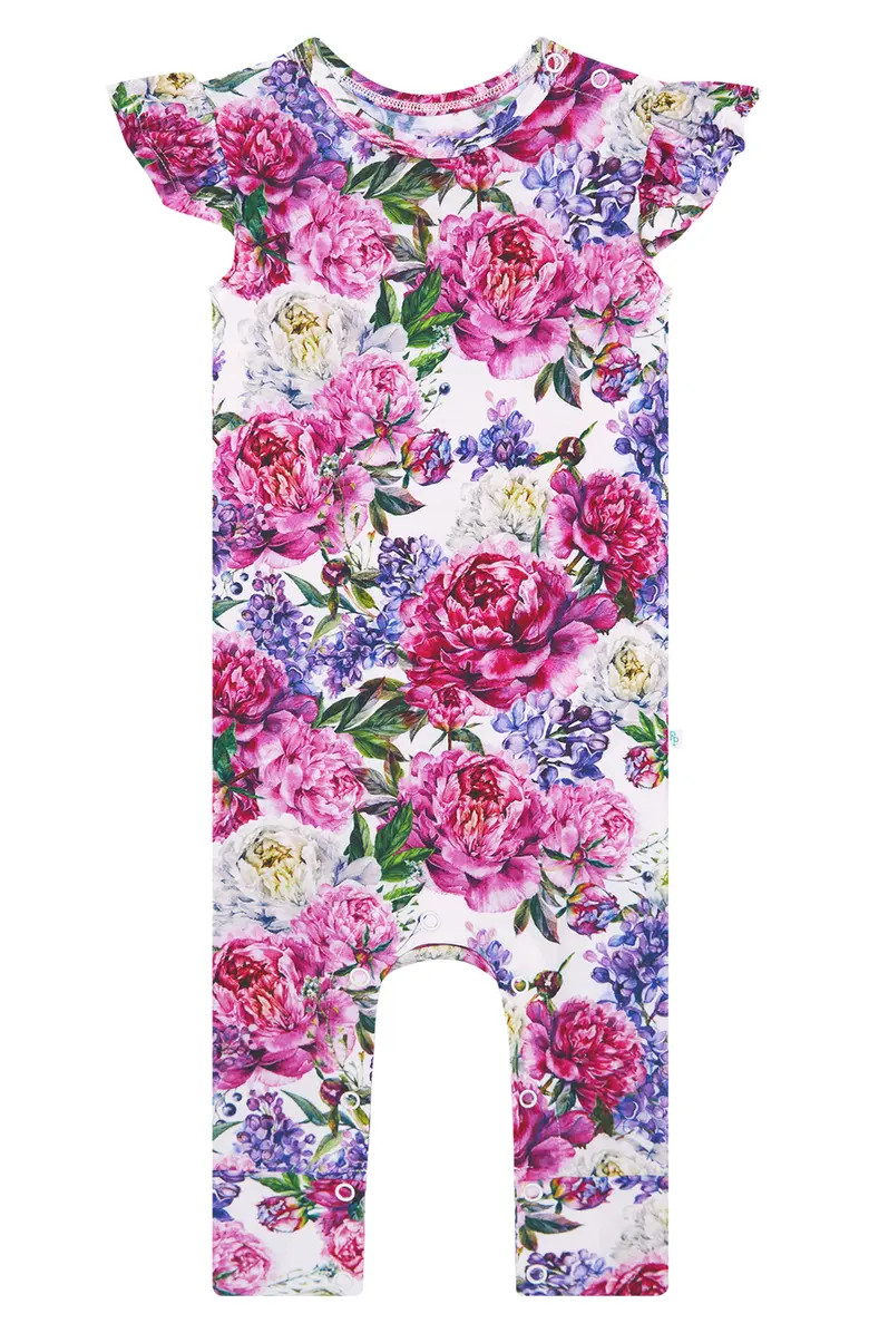 Bella Floral Ruffled Romper | Nordstrom