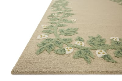 Highgrove HIG-03 Cream Wool Hand-Tufted Area Rug | Rugs Direct