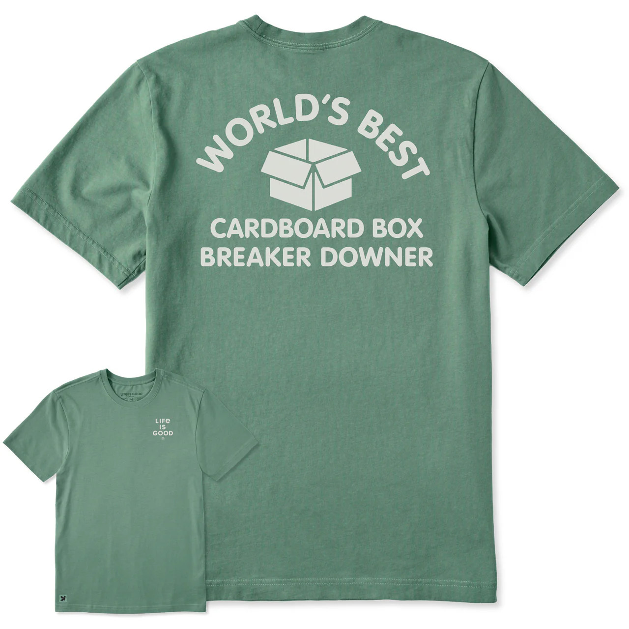 Men's Bert's Cardboard Short Sleeve Crusher Tee | Life is Good
