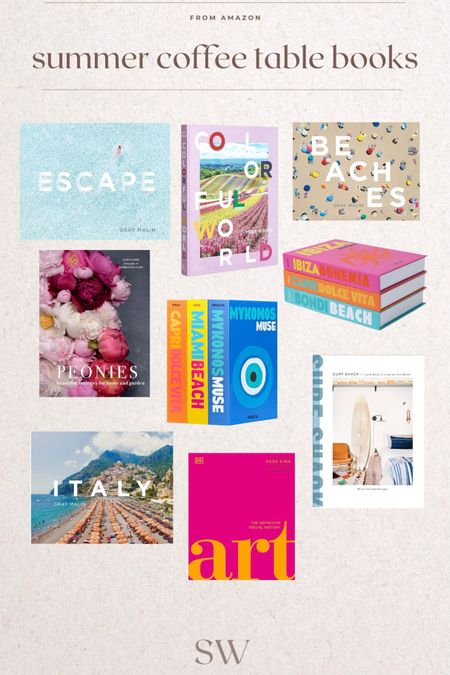 summer coffee table books from Amazon! 📚

#LTKStyleTip #LTKSeasonal #LTKHome