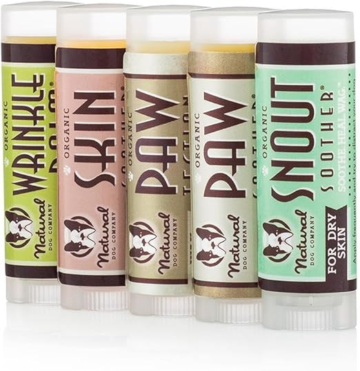 Natural Dog Company Powerhouse Trial Pack, Includes 5 Dog Healing Balms, Heals Cracked Paws, Skin... | Amazon (US)