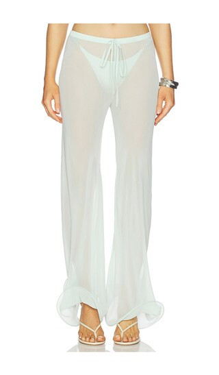 Shani Shemer Frankie Pants in Aqua Blue. Size S | Revolve Clothing (Global)