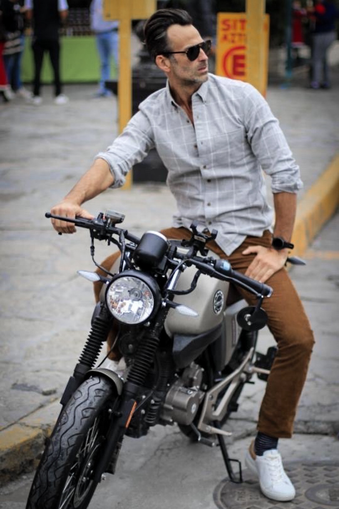 Rough riding made comfortable… Sporty and fun, rugged but soft men’s style with flannels, motorcycle jackets and pants and shoes versatile for riding, walking or strutting his look anywhere ↣ 

#LTKover40 #LTKmens #LTKstyletip