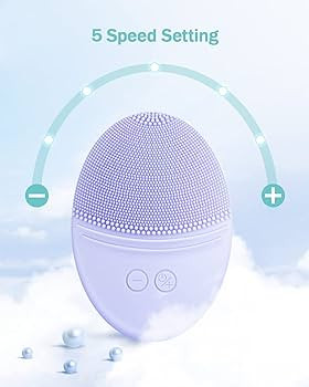 EZBASICS Facial Cleansing Brush Made with Ultra Hygienic Soft Silicone, Waterproof Sonic Vibratin... | Amazon (US)
