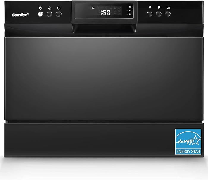 COMFEE’ Countertop Dishwasher, Energy Star Portable Dishwasher, 6 Place Settings & 8 Washing Pr... | Amazon (US)