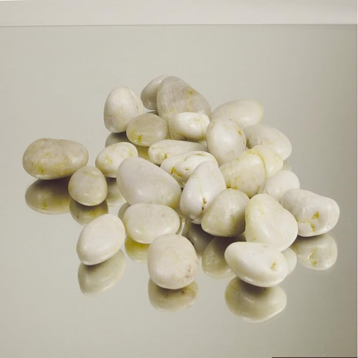 WGVI WGV Natural River Rocks, 2 lbs Decorative Ornamental Pebbles Stone, Accent Vase Filler for L... | Amazon (US)