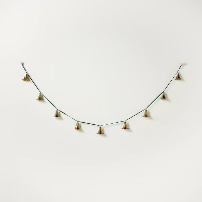 Brass Bell Garland with Velvet Ribbon - Hearth & Hand™ with Magnolia | Target
