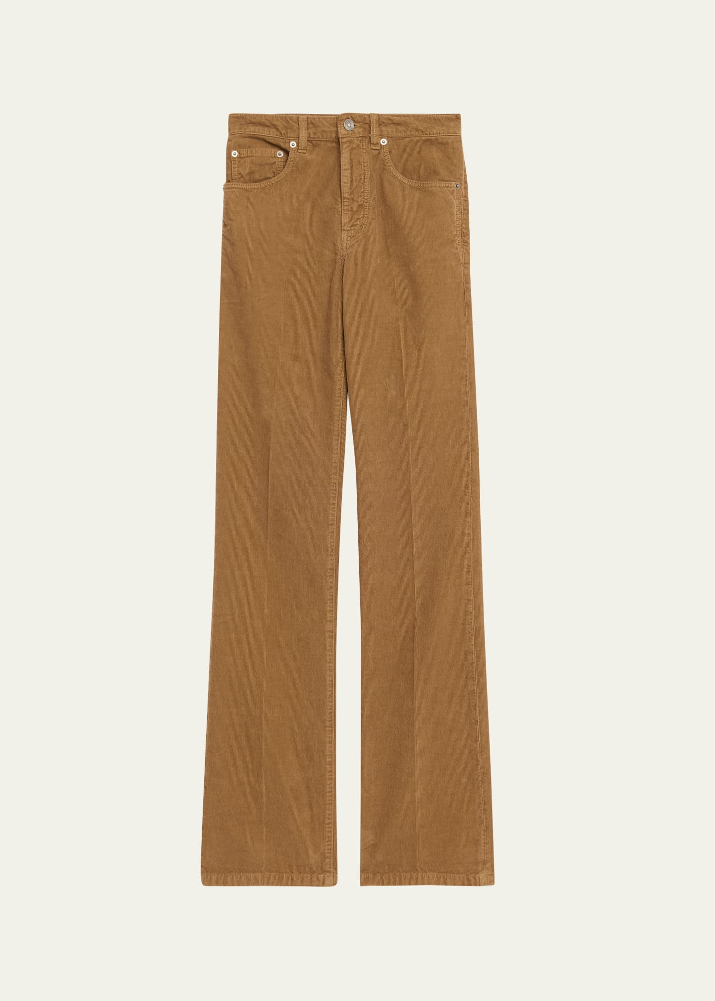 Saint Laurent Corduroy Bootcut-Leg Pants | Bergdorf Goodman