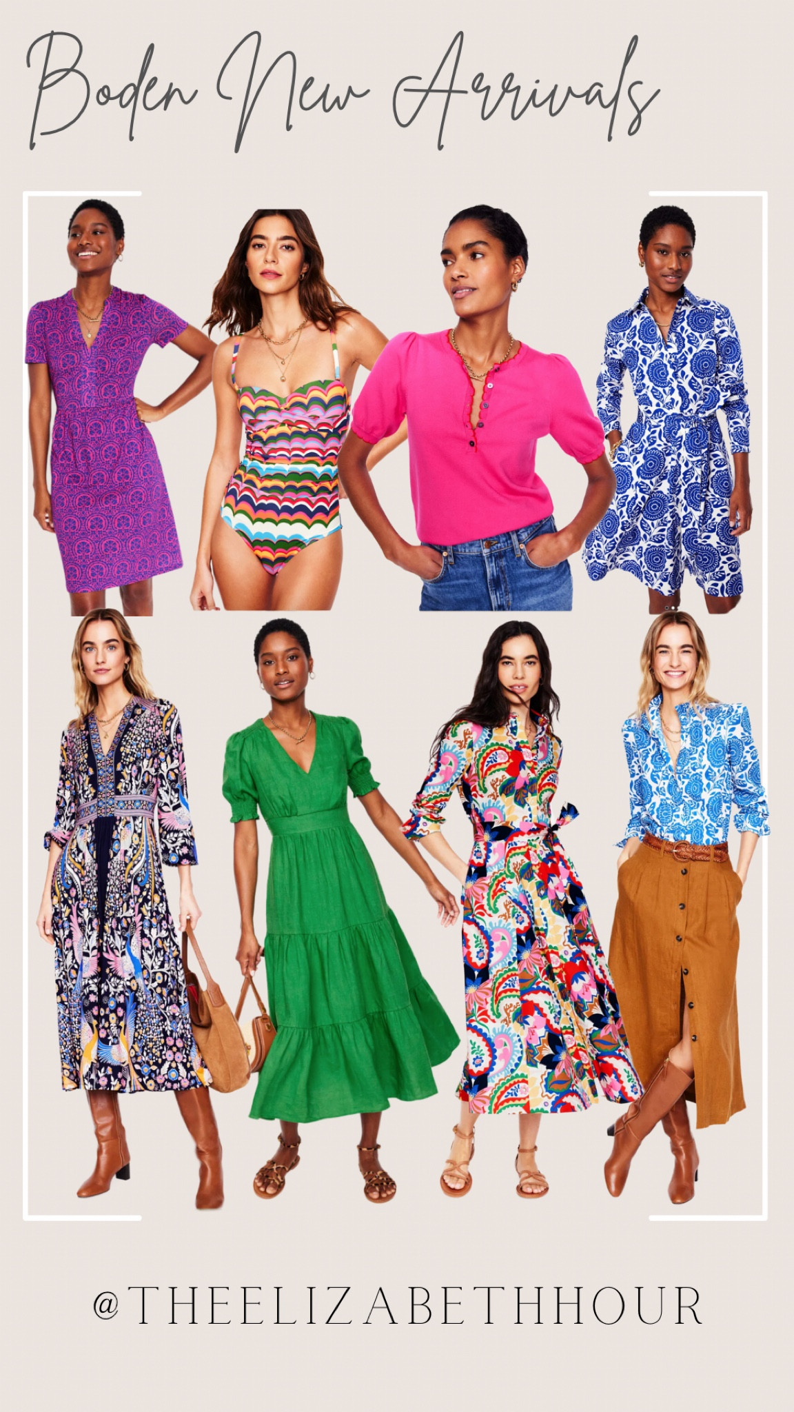 Boden new arrivals.



Spring style, Boden style, classic style, spring dresses, spring outfit ideas, Easter dress, Easter dresses, spring swimsuits, midsize style, size 10 style, size 12 style, outfit inspo for spring, outfit ideas for spring, spring styles, casual day dress, day dress outfit ideas, day dress outfit, outfits for moms, outfits for Easter, work dresses, spring work dress



#LTKOver40 #LTKSeasonal #LTKMidsize