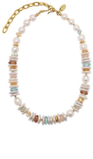 Moonlight Necklace in White | Revolve Clothing (Global)