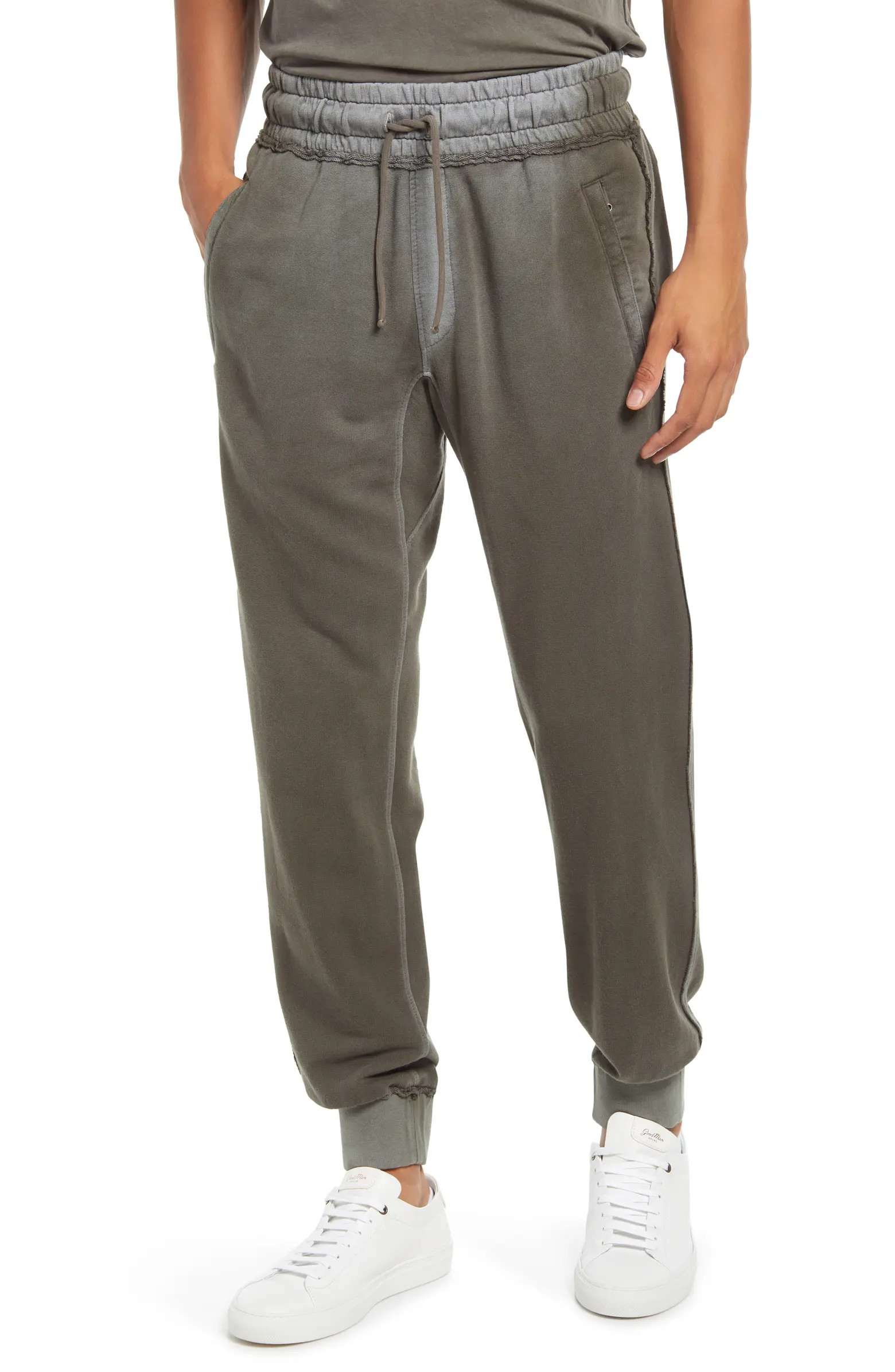 Raw Edge Cotton Joggers | Nordstrom