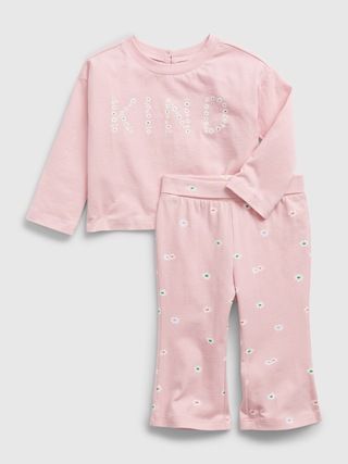 Baby 100% Organic Cotton Two-Piece Outfit Set | Gap (US)