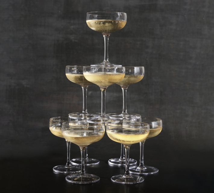 Champagne Tower 10-Piece Set | Pottery Barn (US)
