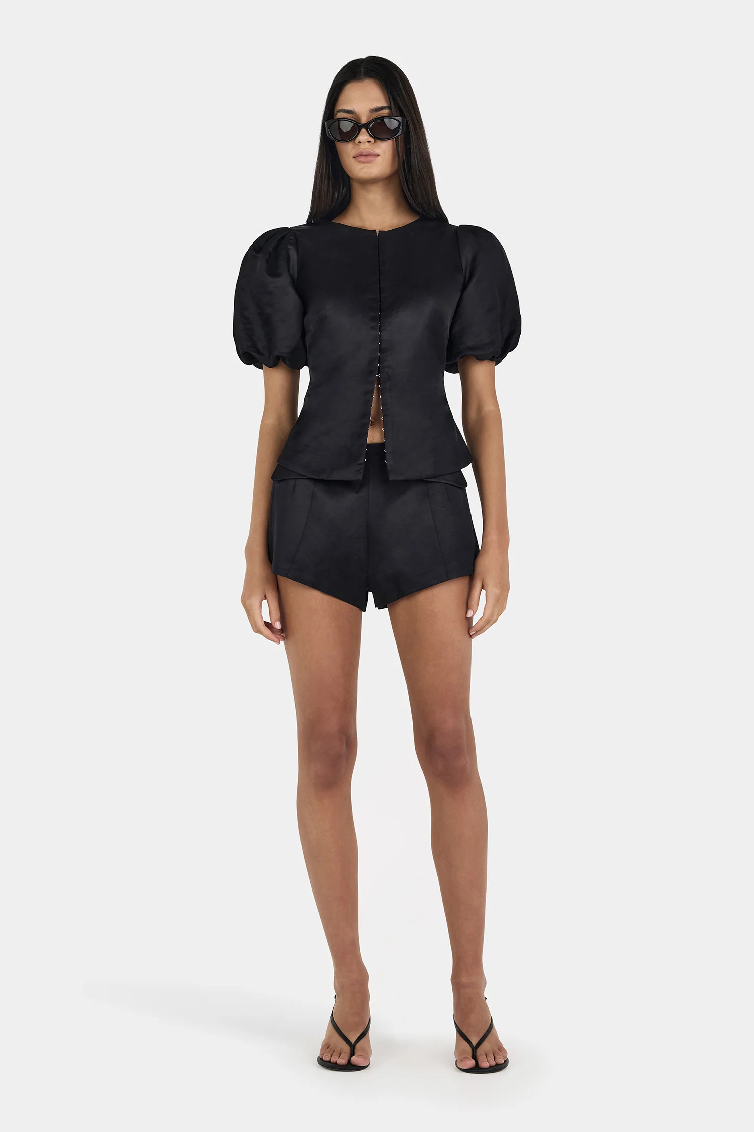 Pellegrino Top Black | Hansen and Gretel