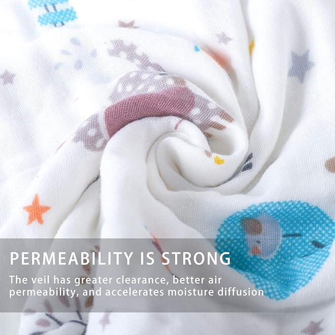 Muslin Baby Burp Cloths 6 Pack Premium Cotton Burping Rags for Newborn Ultra Soft and Absorbent U... | Amazon (US)