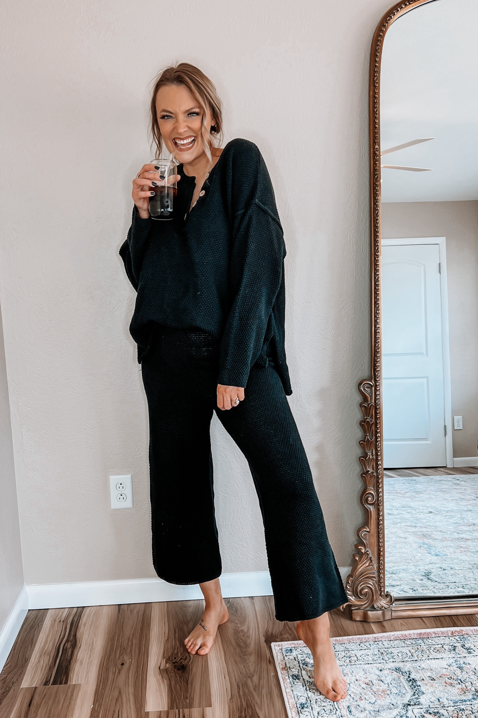 Free People Hailee Sweater Set, perfect for fall!! 

I sized down to a medium here!! 

#LTKSeasonal #LTKmidsize #LTKstyletip