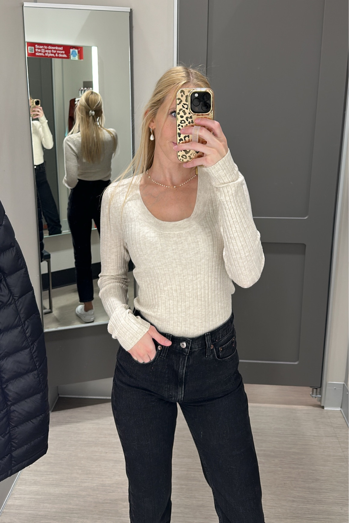 Target sweater sale! 🍁🍂 All Target clothes and accessories are 30% off 😊

This neutral ribbed sweater comes in a ton of colors and is the perfect length to tuck into high waisted jeans! Wearing a size XS in this Target sweater.

Wearing my Abercrombie ultra high rise ankle straight jeans in black in a 25 regular.

#targetsweater #targetfashion #falloutfit ankle jeans, black ankle straight jeans, Abercrombie denim, Target finds, fall sweaters, cozy sweaters, neutral fall sweater, neutral sweater, everyday outfit inspiration, fall outfit inspo, fall outfits, Target sweaters haul

#LTKsalealert #LTKSeasonal #LTKHoliday