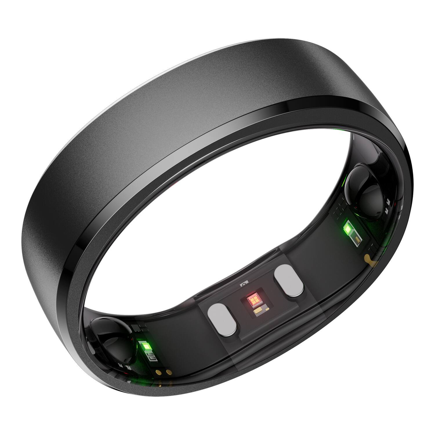 RINGCONN - Gen 2 Ultra-Thin Smart Ring, Sleep Apnea Monitoring, Health Tracking, Size 12 - Matte Black - (2024) | Best Buy U.S.