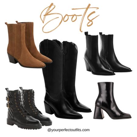 Boots selection for fall 
Chelsea boots 
Knee-high boots 

#LTKshoecrush #LTKHoliday #LTKSeasonal