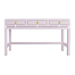 Hamilton Desk with Brass Floral Tassel Hardware | Lo Home by Lauren Haskell Designs