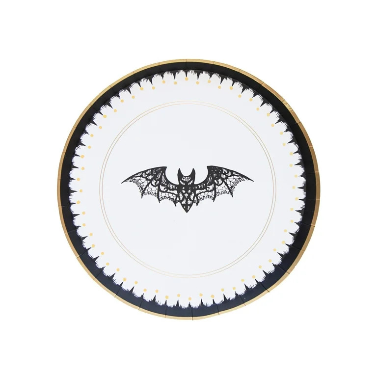 ELEGANT HALLOWEEN DESSERT LACY BAT PLATES | Walmart (US)