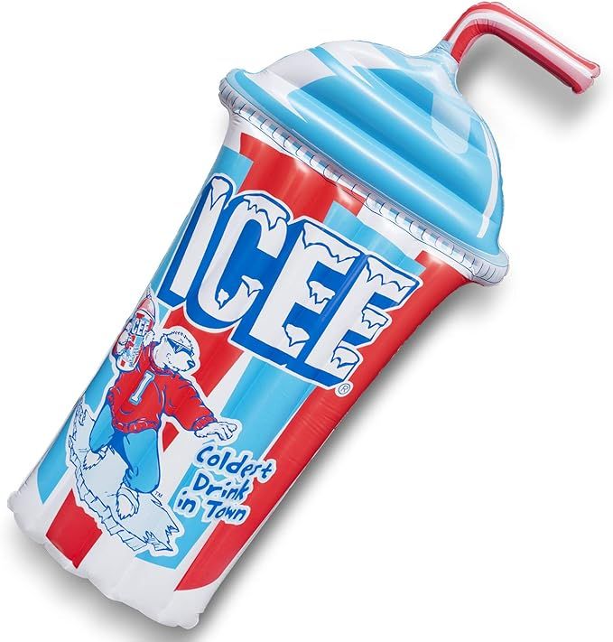 Icee Pool Floats for Adults Funny Slushy Drink Design - Inflatable Pool Float for Adults as Pool ... | Amazon (US)