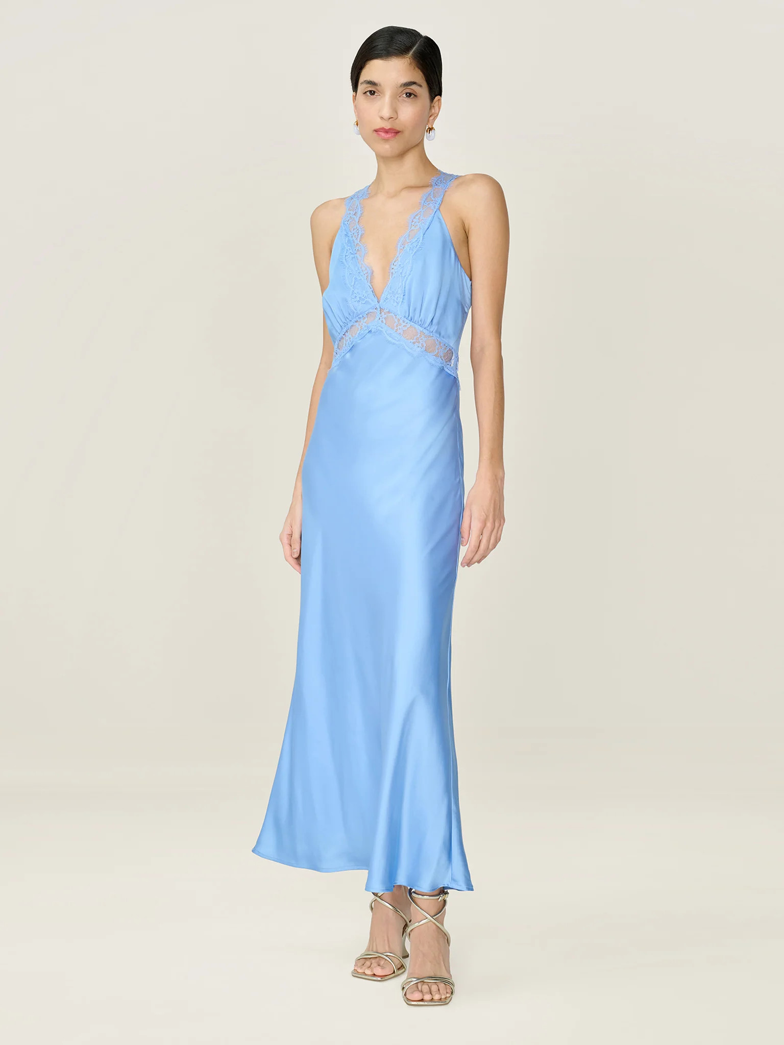Aurelia Dress in Vista Blue | OMNES UK