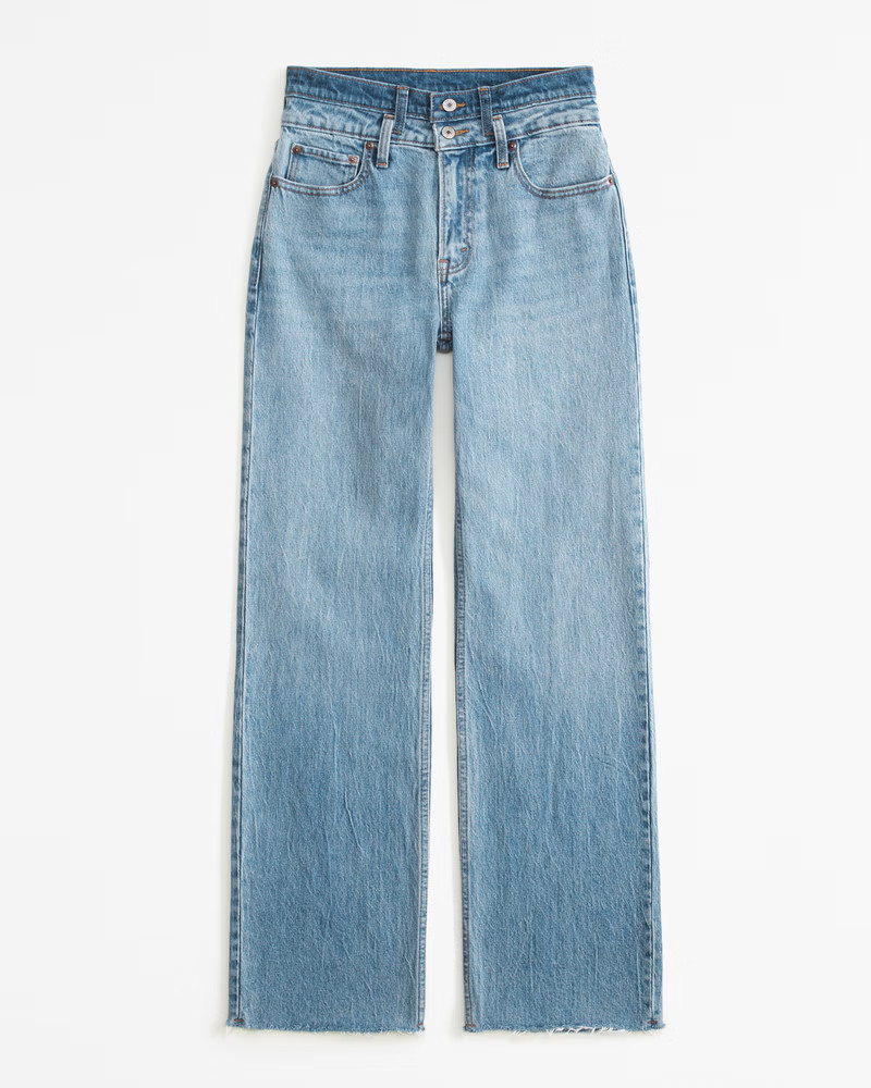 Women's Curve Love High Rise 90s Relaxed Jean | Women's Bottoms | Abercrombie.com | Abercrombie & Fitch (US)