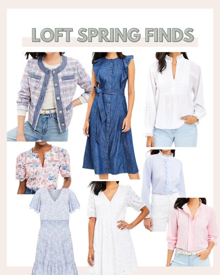 Such cute blue, white and pink finds for spring at Loft. All of these are also on sale for 30% off!

#LTKsalealert #LTKSeasonal #LTKFind