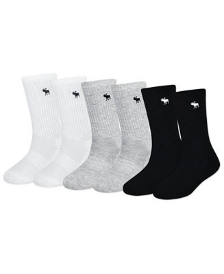 Boys' and Girls' Neutral Core Crew Socks, 6-Pack | Macy's