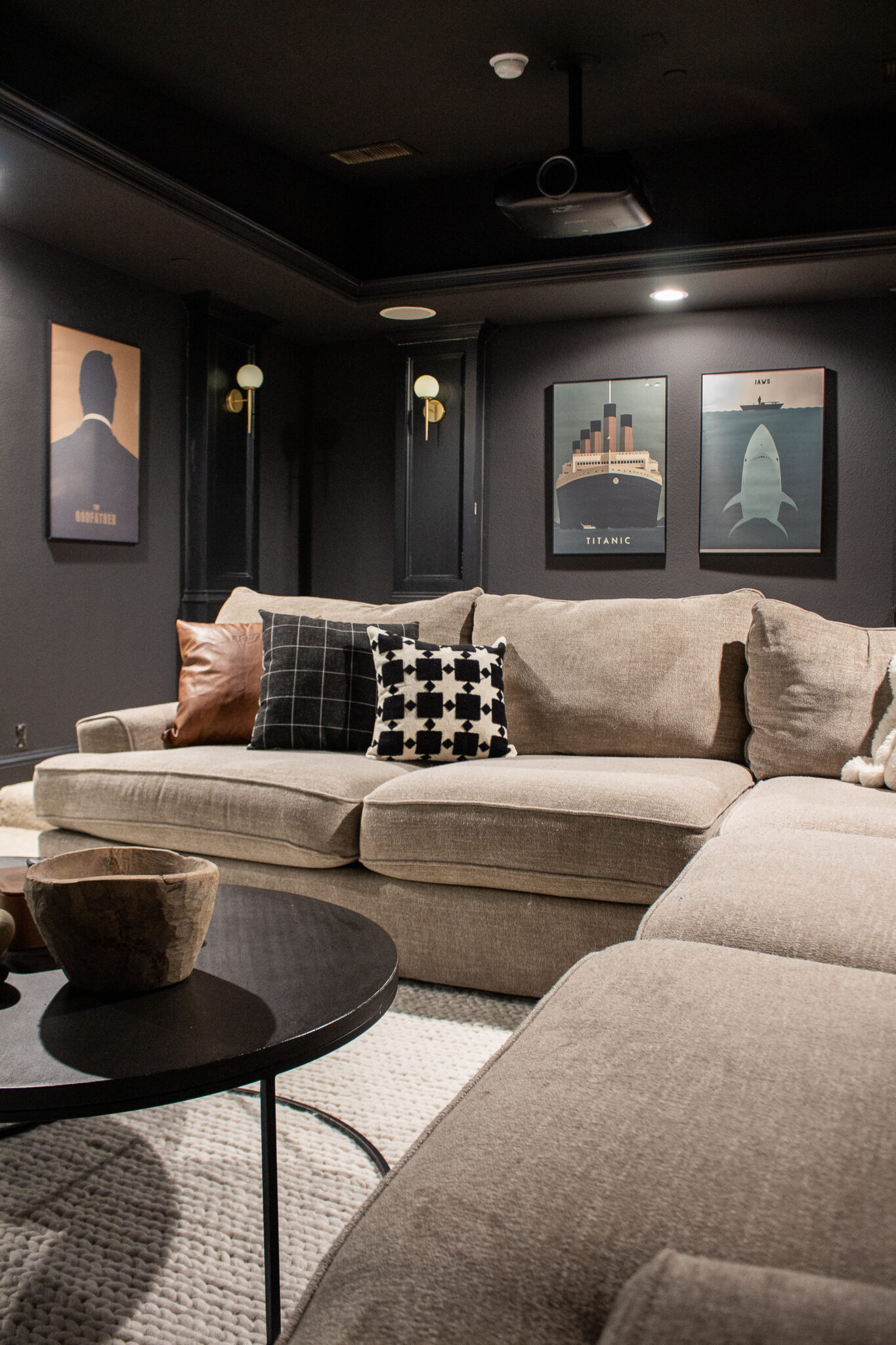 The ultimate movie night setup starts here. Thoughtfully layered decor makes this home theater feel cozy, stylish, and effortlessly timeless.

#LTKSeasonal #LTKHome