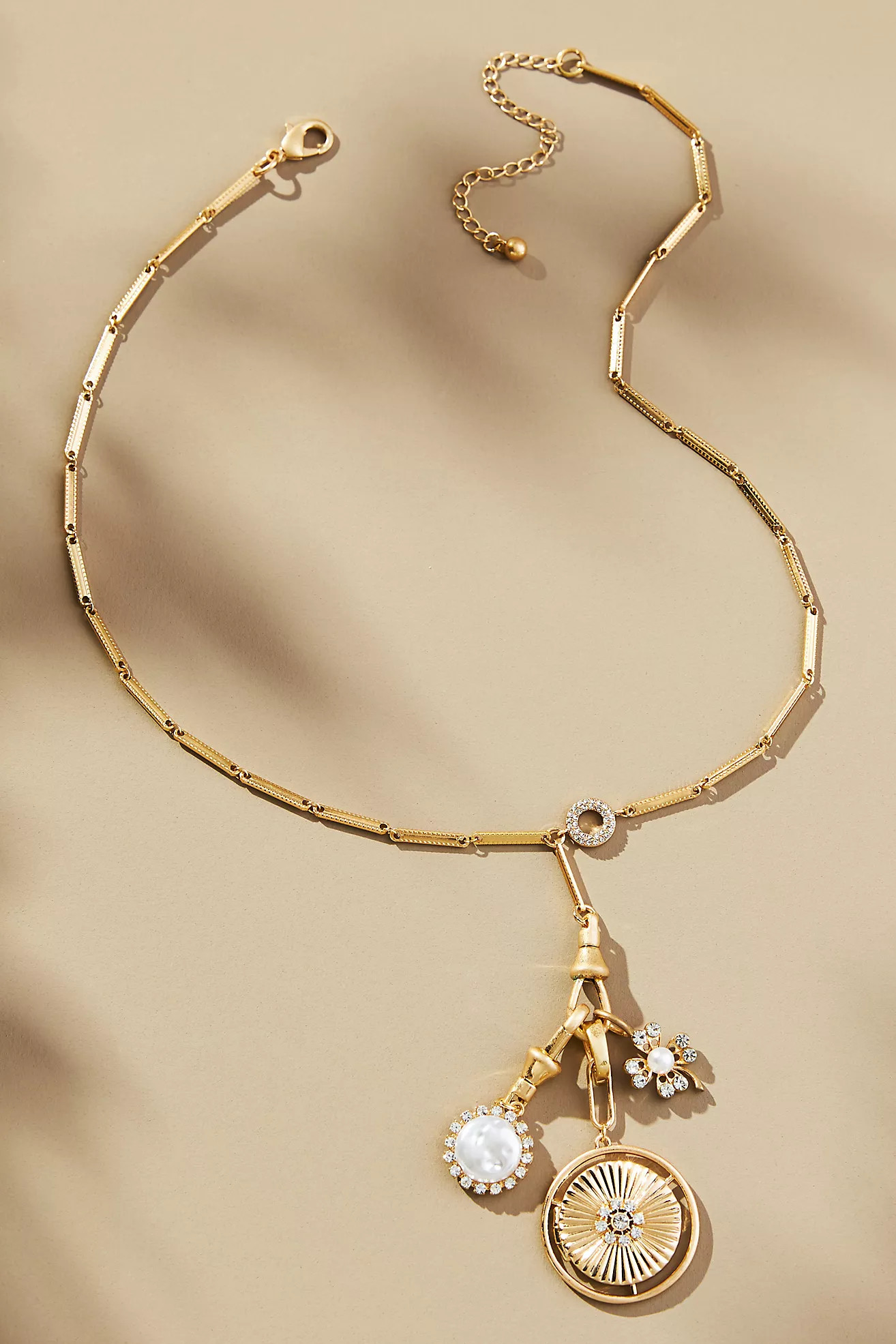 Circle Pendant Charm Necklace | Anthropologie (US)