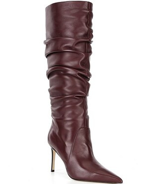 Michael Kors Dawn Nappa Leather Stiletto Tall Boots | Dillard's | Dillard's