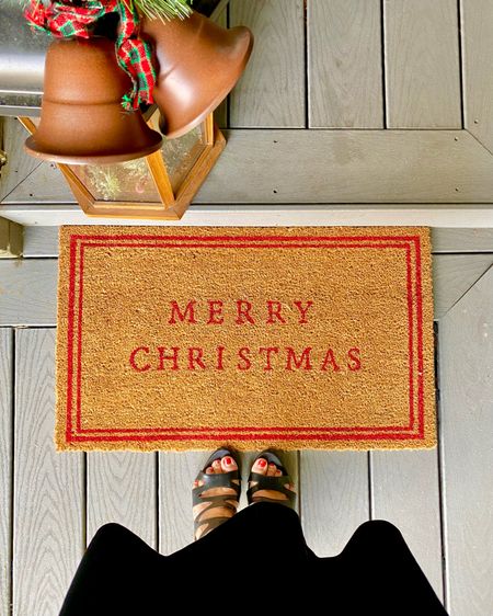 Over the years, I’ve learned to appreciate a good seasonal doormat. I’ve linked this one and a few other favorite Christmas doormats below.  Most are under $20! #targetstyle #targetfinds #holidaydecor 

#LTKHoliday #LTKhome #LTKSeasonal