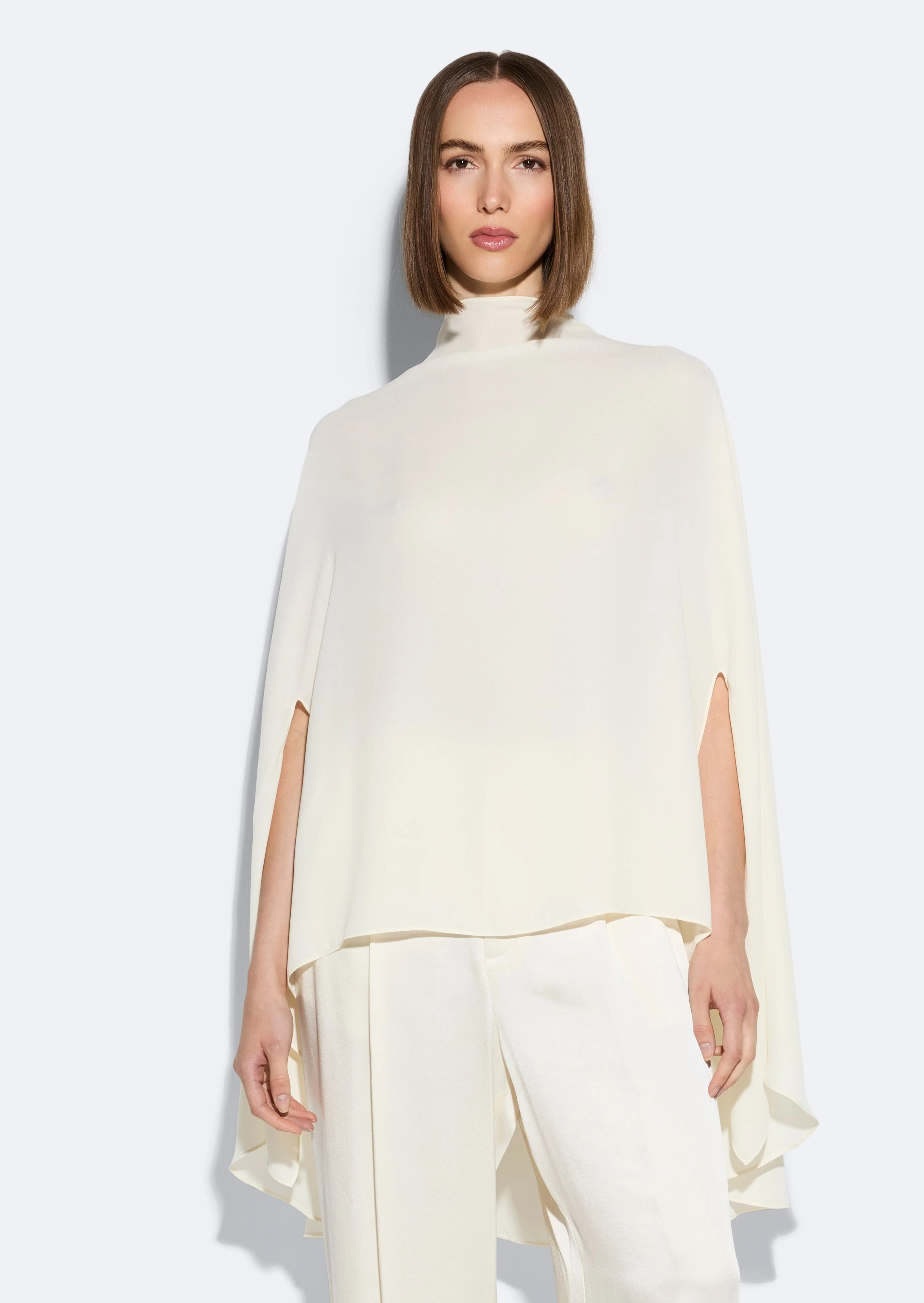 Georgette Oversized Cape Tee | Lapointe (US)