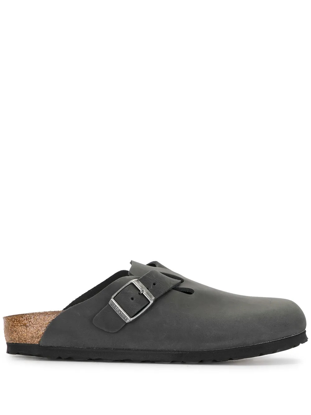 Birkenstock Mules Con Fibbia Boston - Farfetch | Farfetch Global