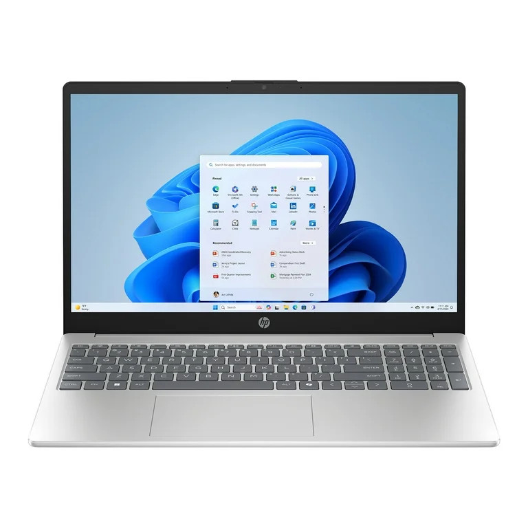 HP 15.6 inch FHD IPS Touch Windows Laptop AMD Ryzen 7 7730U 16GB RAM 512GB SSD Natural Silver | Walmart (US)
