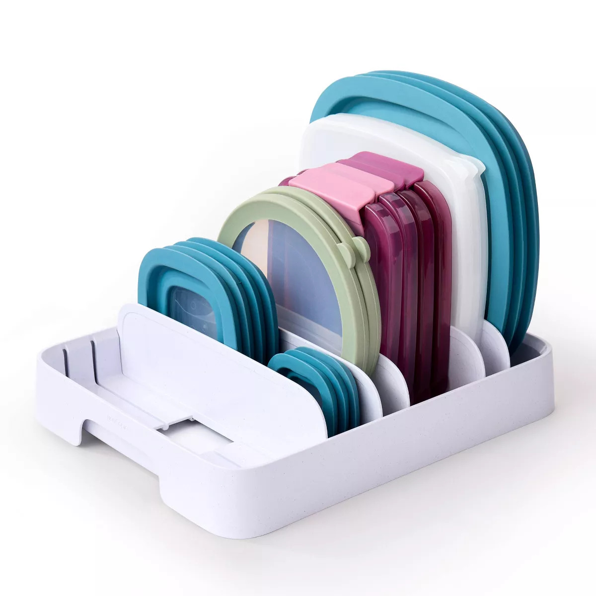 YouCopia StoraLid Container Lid Organizer: Kitchen Storage, Multi-Compartments, BPA-Free, Freesta... | Target