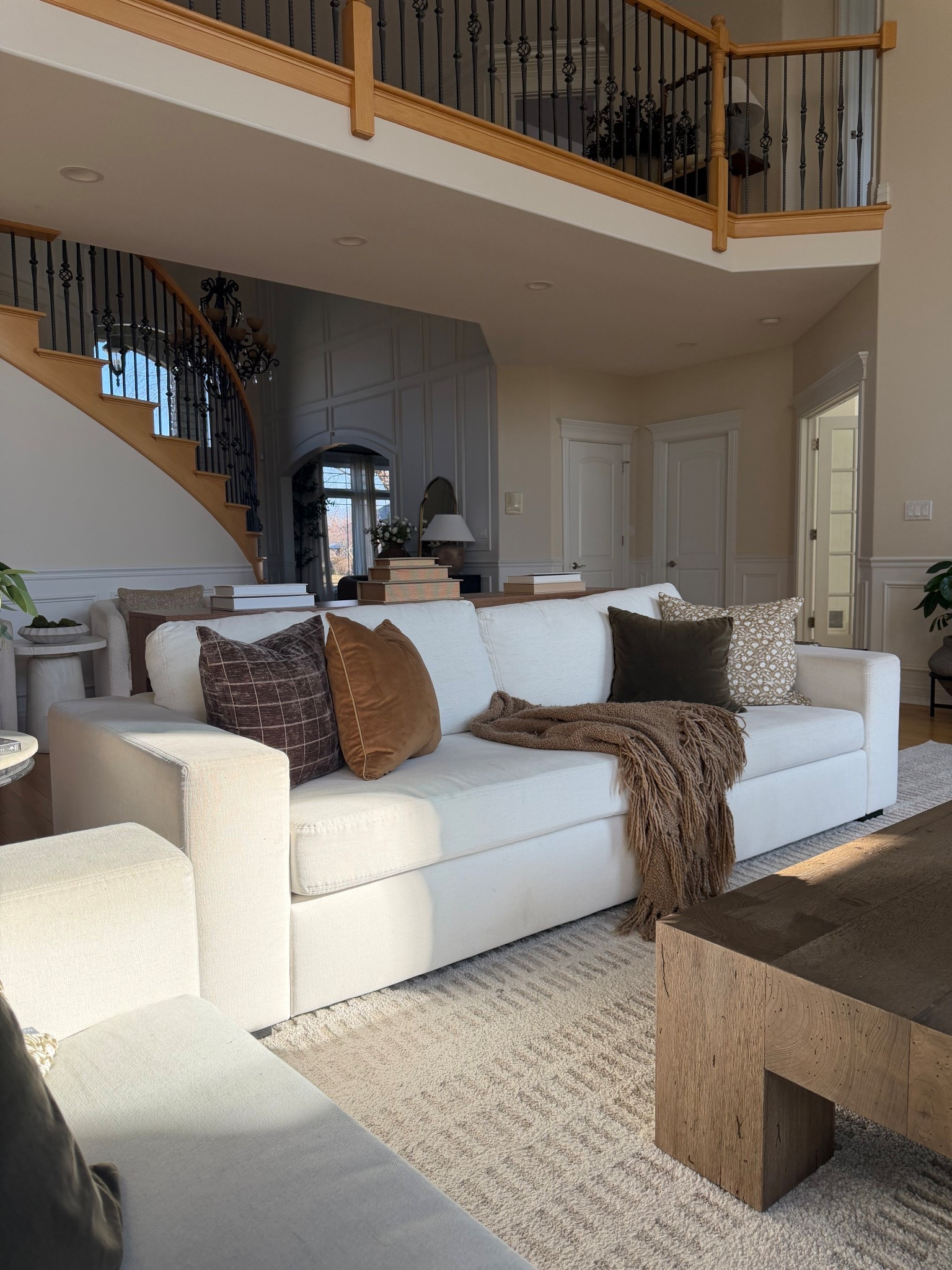 Warm tones + texture = instant comfort 🤍 my sofas are on sale now 35% off 

#LTKSeasonal #LTKHome