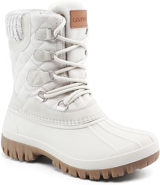 Women Winter Snow Boots | Waterproof Shell | Warm Duck Boots | Amazon (US)