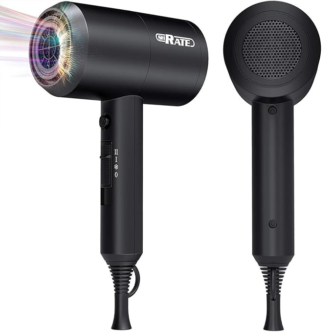 SHRATE Ionic Hair Dryer, Professional Salon Negative Ions Hair Blow Dryer Powerful 1800W for Fast... | Amazon (US)