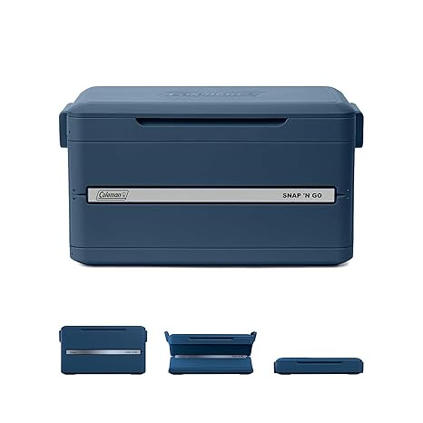 Coleman Snap 'N Go 45-Quart Collapsible Hard Cooler, Portable Hard-Sided Cooler with Waterproof R... | Amazon (US)