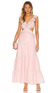 Karina Grimaldi Marigot Embellished Dress in Pink from Revolve.com | Revolve Clothing (Global)