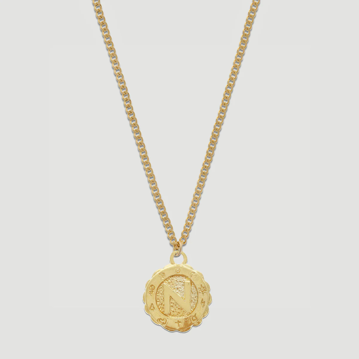 goddess initial necklace | Cuffed by Nano
